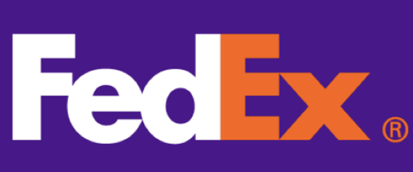 fedex logo violet