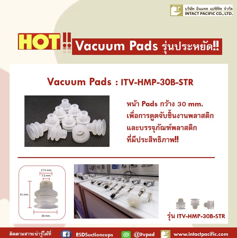 2 HOT Vacuum Pads รุ่นประหยัด